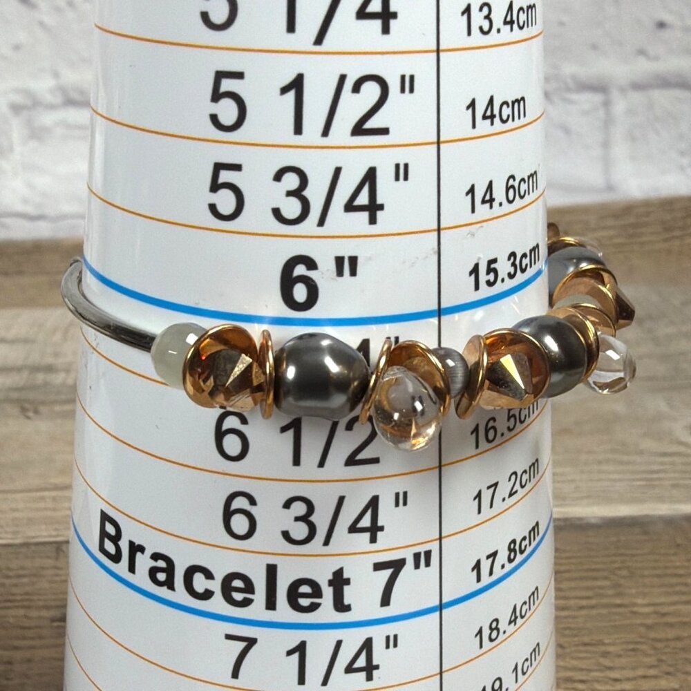 Coeur De Lion Rose Gold Hematite Crystal Bracelet Handmade Germany COA Gift Box - Picture 13 of 16